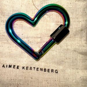 It’s a Love Thing Oil Slick Iridescent Key FOB bag clip/charm